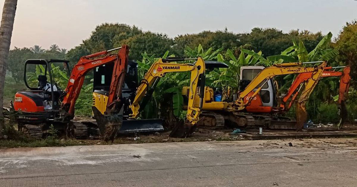 รถแม็คโครให้เช่า รถแบคโฮรับจ้าง รถขุดเล็ก&nbsp;ภาคตะวันตก